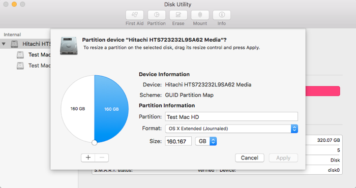 Disk Utility - Disk Utility - Partition A Device With OS X 10.11 Or Later